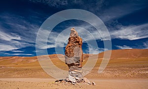 Stone formation, Pacana Monk in Atacama Desert