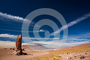 Stone formation, Pacana Monks in Atacama Desert photo