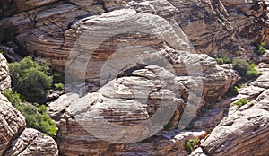 Stone formation, Red Rock Canyon, Las Vegas, Nevada, United States