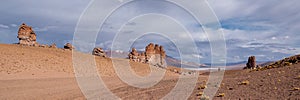 Stone formation in Salar De Tara, Atacama Desert, Chile