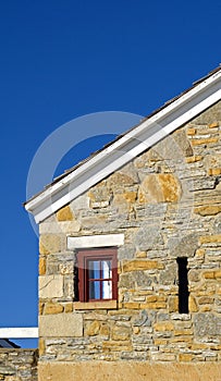Stone Fort against Blue Sky