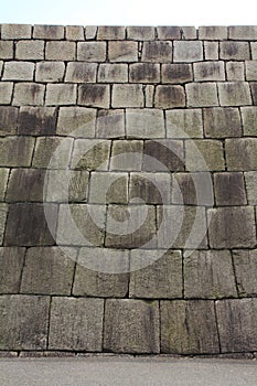 Stone foundation of the main tower of Edo castle