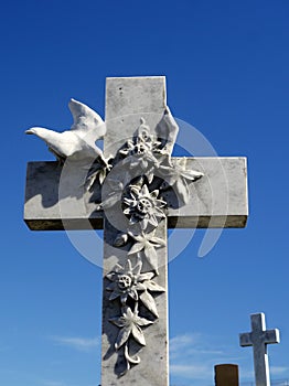 Stone Funerary Cross photo