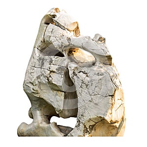 Stone for garden decoration