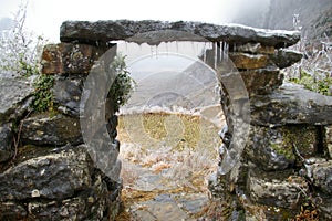 Stone gate