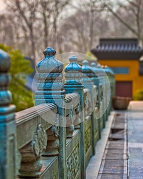 Stone gate in China