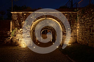 Stone gates of Belgrade fortress