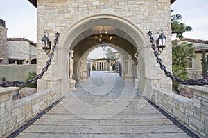 Stone Gateway To Home