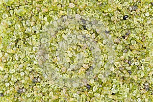 Stone green peridot texture background