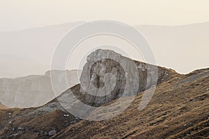 Stone group in Bucegi Mountains