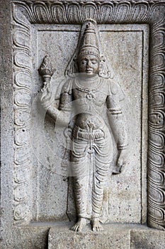 Stone Guardian at Temple of Tooth, Sri Lanka