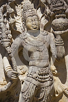 Stone Guardian at Vatadage, Sri Lanka