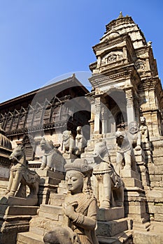 Stone Guardians, Bhaktapur, Nepal
