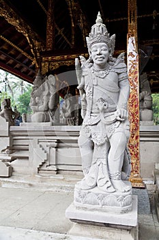 Stone Guardians at Tirtha Empul, Bali, Indonesia