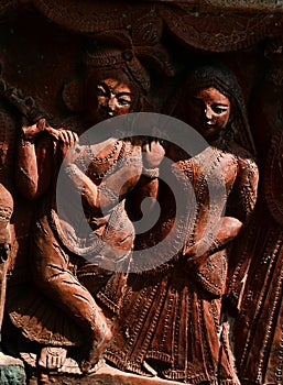 Stone hand craft of ambika kalna at hooghly.