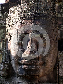 Stone head, Bayon temple, Cambodia