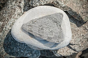 Stone heart shape