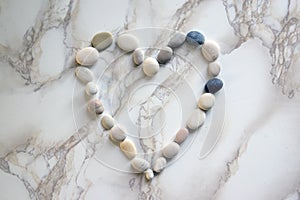 Stone heart, stones in the shape of a heart, happy valentines day, simplicity