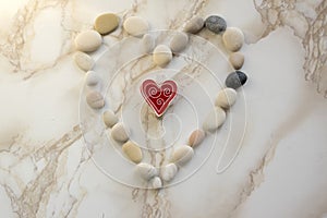 Stone heart, stones in the shape of a heart, happy valentines day, simplicity