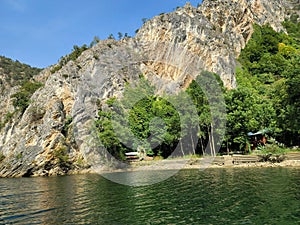 Stone Hill in the Lakeside of Matka