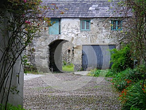 Stone home with arch in Ireland