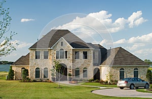 Stone House on Lake