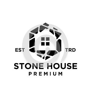 Stone House logo icon design illustration