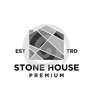 Stone House logo icon design illustration