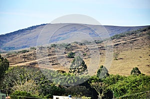 The Stone of the Indian Stone of the Small Town of Andrelândia in Minas Gerais