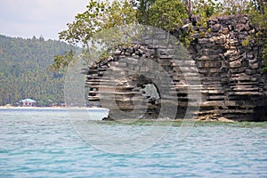 Stone islet, Surigao del Sur, Philippines