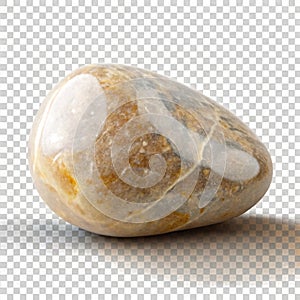 Stone isolated on transparent or white background