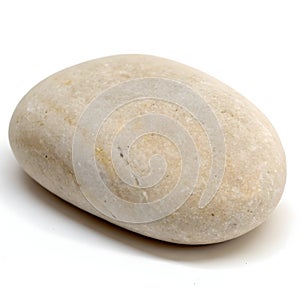Stone isolated on white background