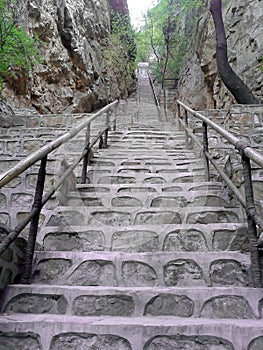 Stone ladder