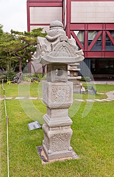 Stone lantern in Seoul Museum of History, Korea