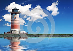 Stone lighthouse