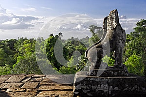 Stone Lion Guardian at Pre Rup