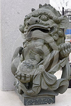 Stone lion - Sculpture