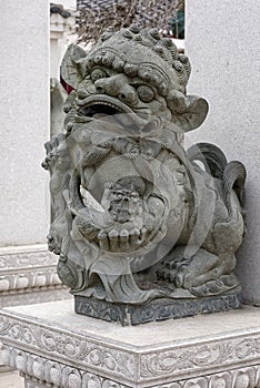 Stone lion - Sculpture