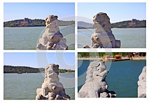 Stone lions