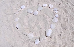 Stone Love on the Beach