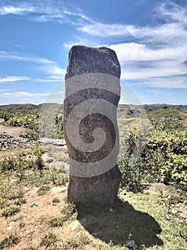 Stone marker boundaries of the area since and when to stay there