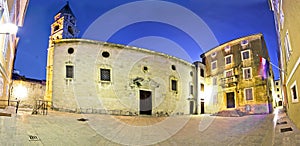 Stone mediterranean square in Zadar