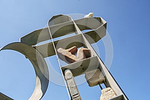 Stone and metal sculpture details at Lâ€™Atelier 213 Inc is a non-profit organization