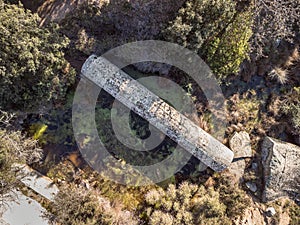 Stone Monolith for Napoleaon at Algajola in Corsica