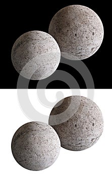 Stone Moon Spheres