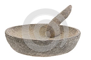 Stone mortar and pestle