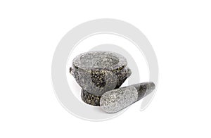 Stone mortar and pestle