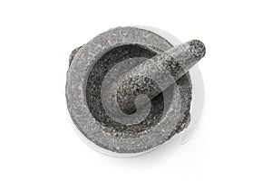 Stone mortars and pestles as cooking tools.