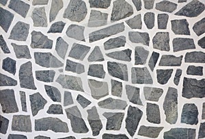 Stone mosaic wall texture background