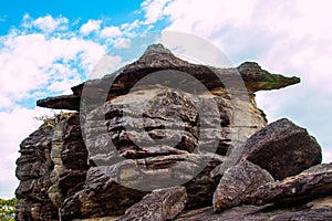 Stone mountain phu pha thoep National Park photo